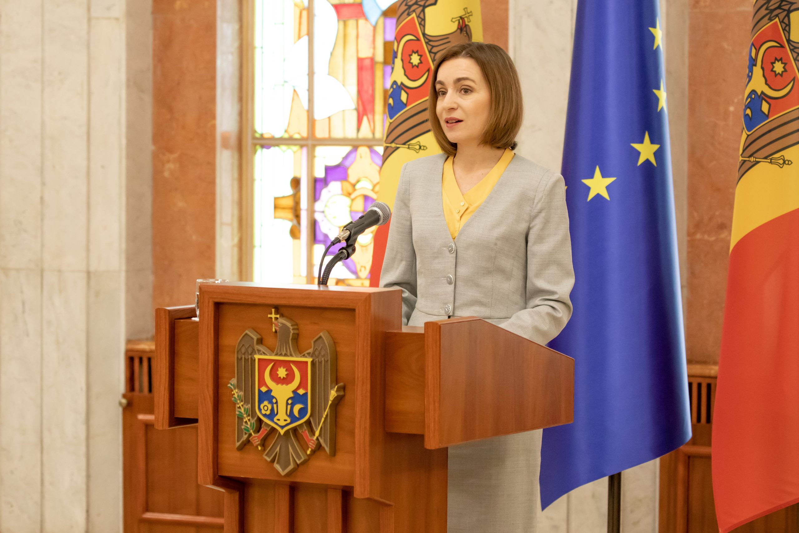 Pre Edinta Republicii Moldova Maia Sandu Nt Lnire La Bruxelles Cu