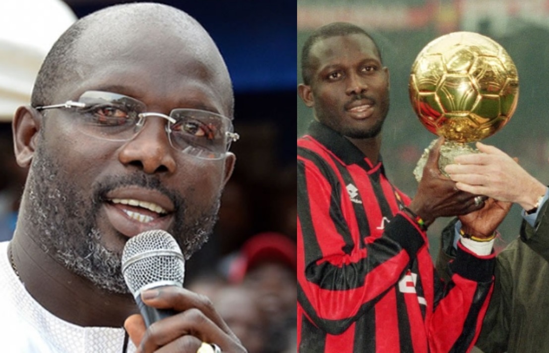 Джордж веа. Джордж Веа золотой мяч. Джордж Веа Либерия. George Weah 1995. Джордж Веа футболист.