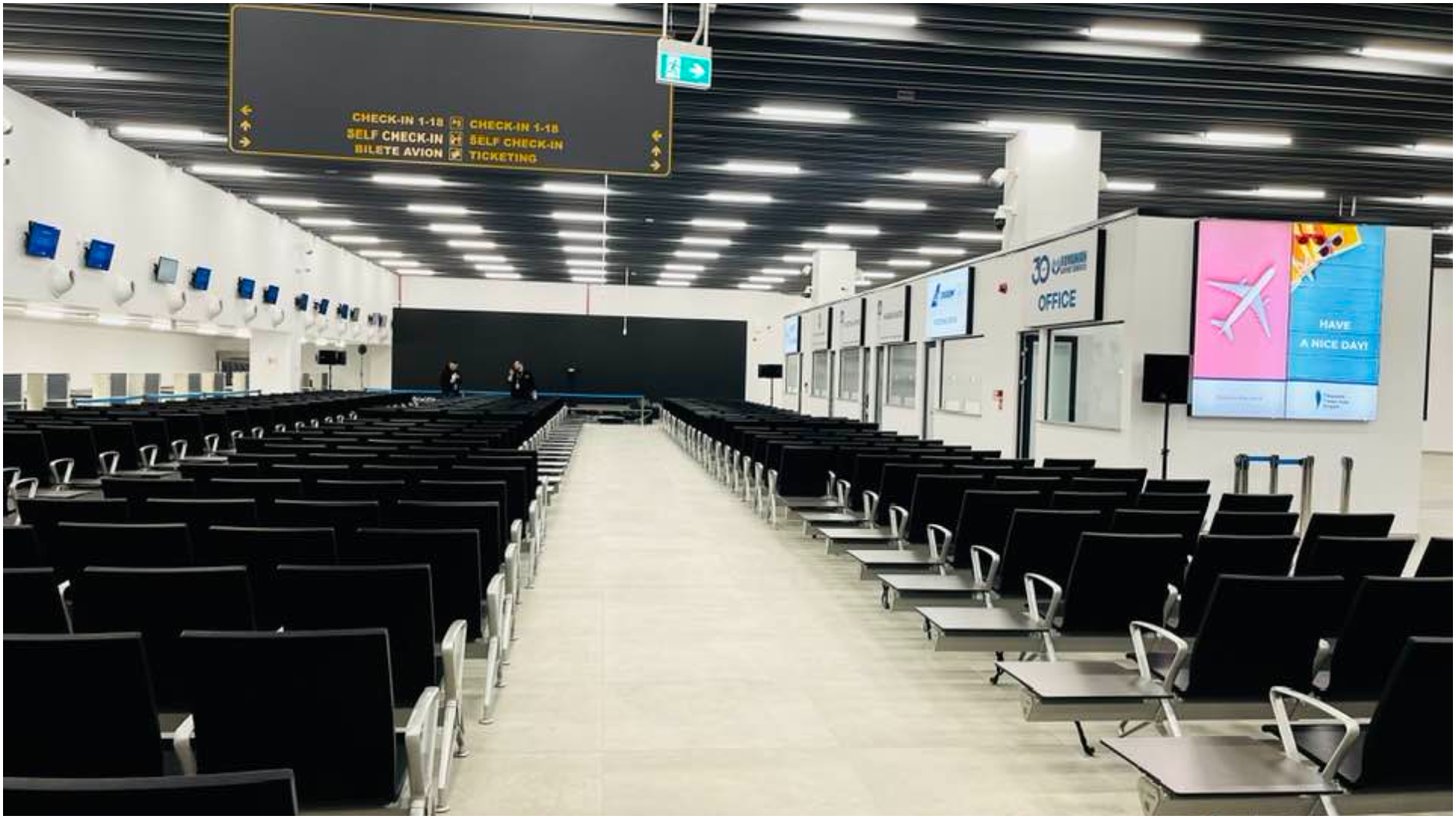 Noul terminal de plecări externe, inaugurat la Aeroportul Internațional ...