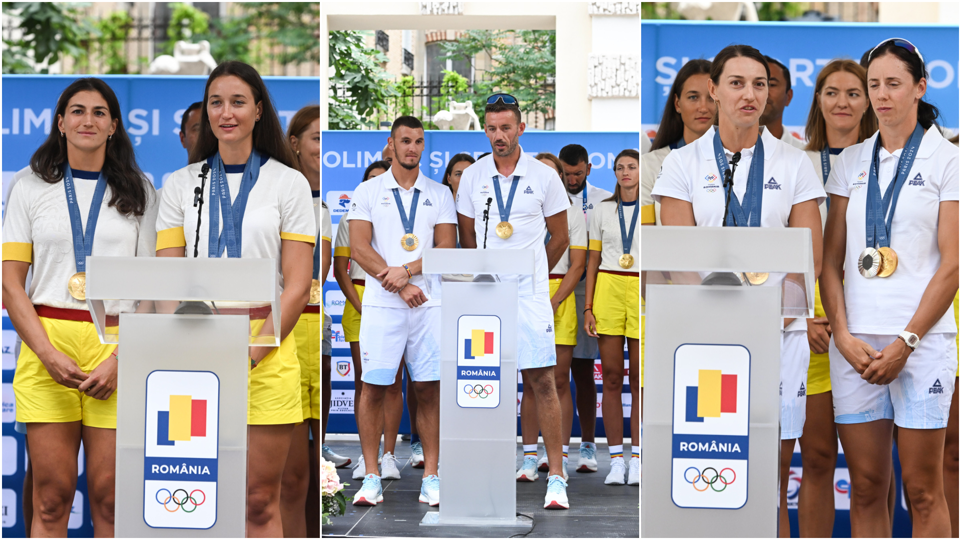 TeamRomania la JO 2024. Canotorii români, omagiați la Casa României din Paris. Președintele COSR: Au venit aici foarte bine pregătiți, nu am avut niciun dubiu că nu vor câștiga medalii